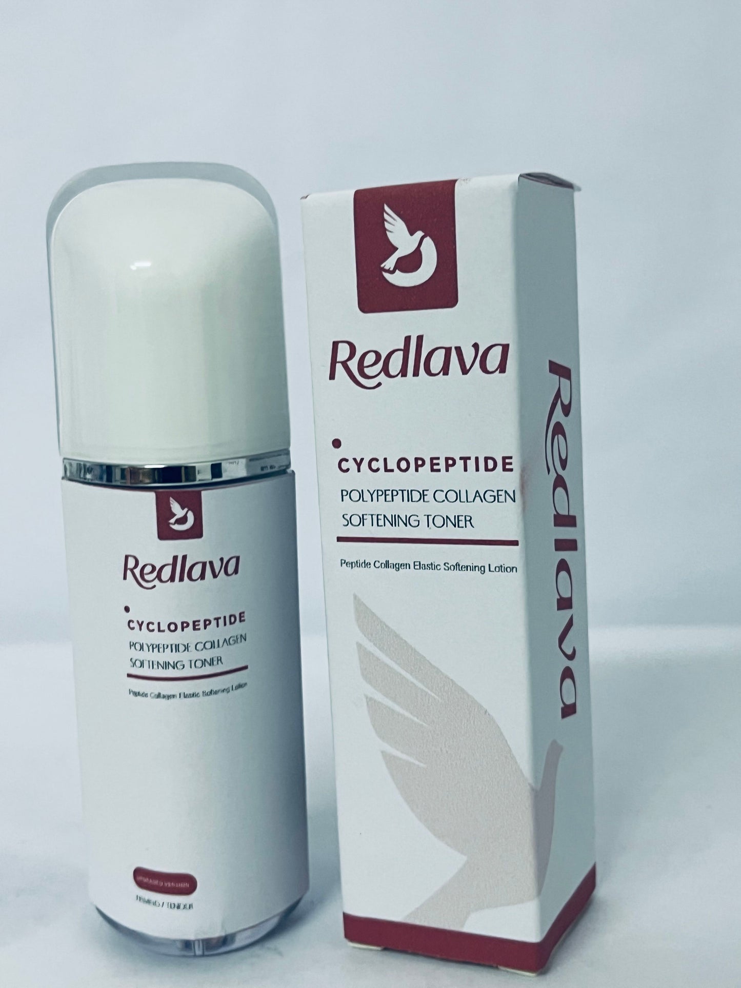 Redlava Cyclopeptide Polypeptide Collagen Softening Toner Improves Skin Elasticity with Lightweight Texture