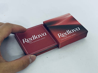 Redlava 4 - Color Eyeshadow Palette, Highly Pigmented & Blendable Matte Eyeshadow, Long - Lasting Eye Makeup Palette for Daily & Party Looks