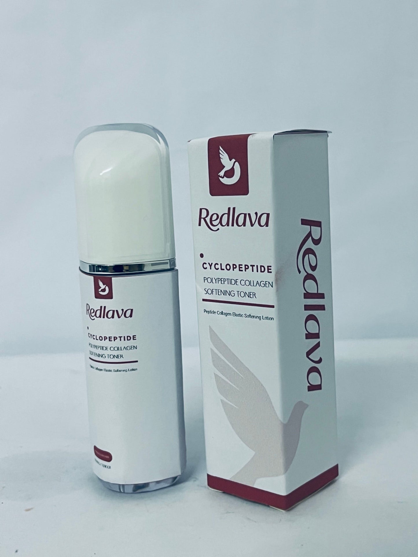 Redlava Cyclopeptide Polypeptide Collagen Softening Toner Improves Skin Elasticity with Lightweight Texture