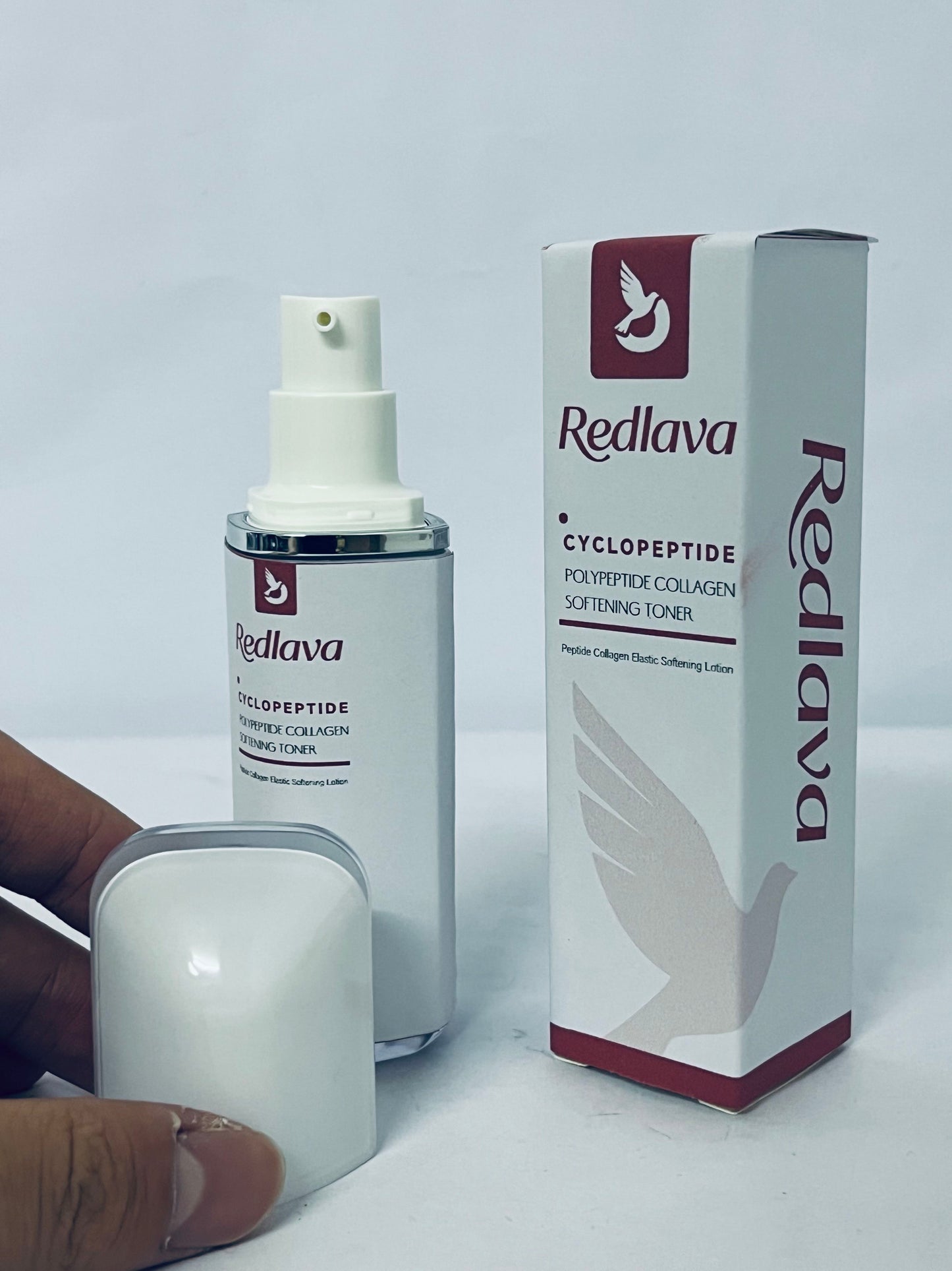 Redlava Cyclopeptide Polypeptide Collagen Softening Toner Improves Skin Elasticity with Lightweight Texture