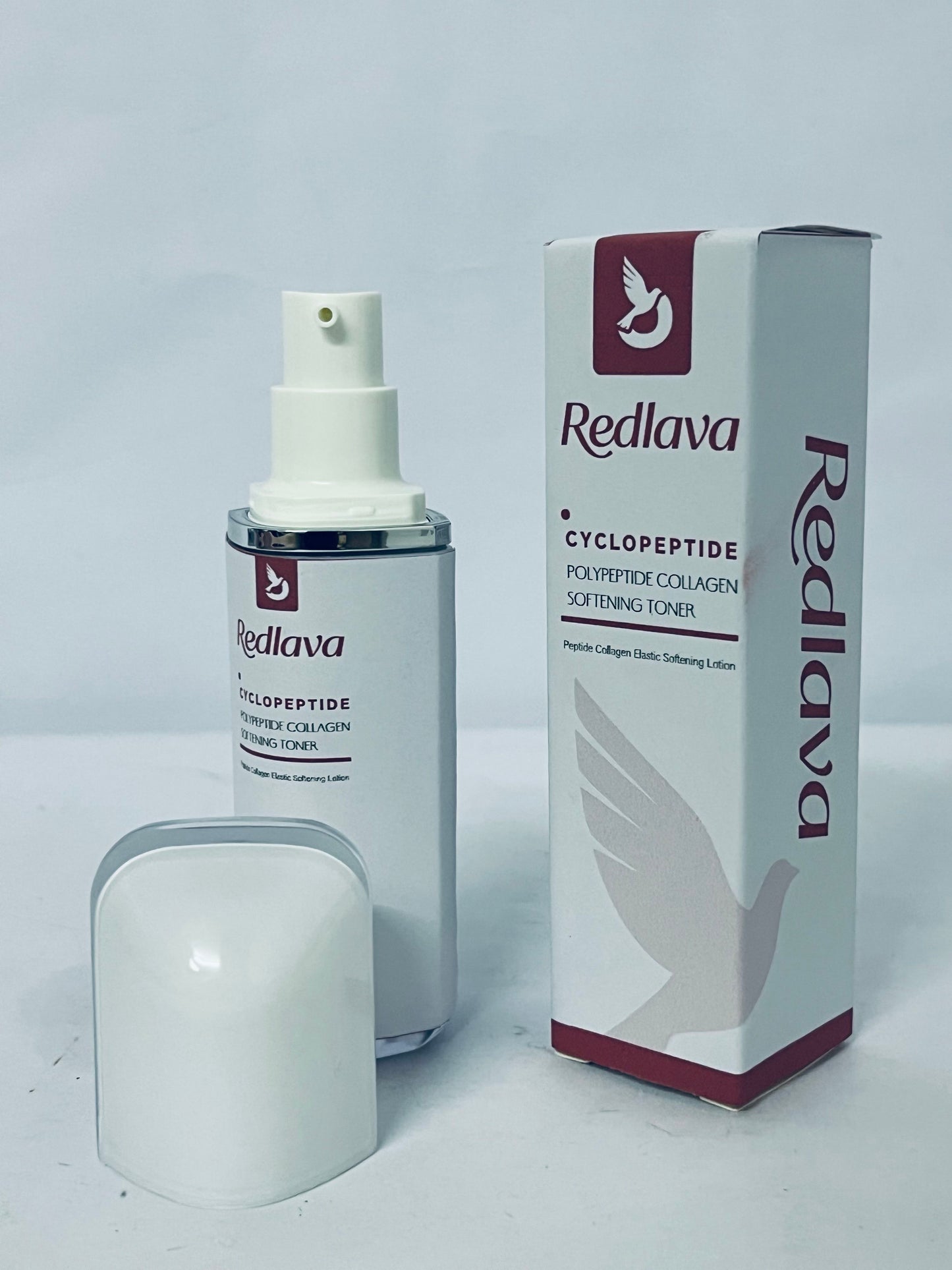 Redlava Cyclopeptide Polypeptide Collagen Softening Toner Improves Skin Elasticity with Lightweight Texture