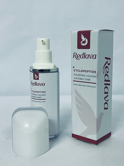 Redlava Cyclopeptide Polypeptide Collagen Softening Toner Improves Skin Elasticity with Lightweight Texture