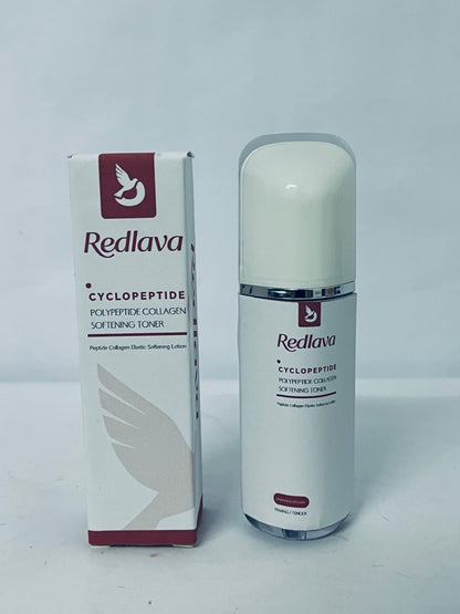 Redlava Cyclopeptide Polypeptide Collagen Softening Toner Improves Skin Elasticity with Lightweight Texture
