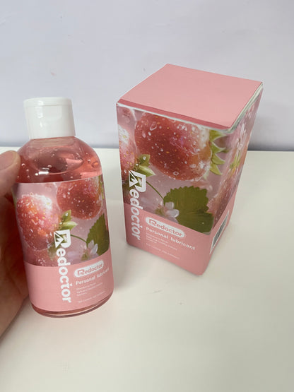 Redoctor Personal Sexual Lubricants (Strawberry Scent) - 200ml Vegan Formula with Warm Tingling Sensation