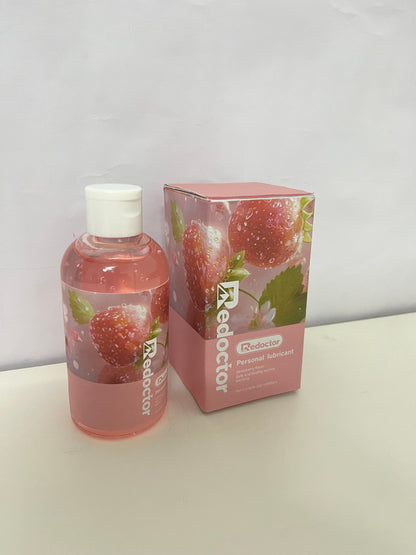 Redoctor Personal Sexual Lubricants (Strawberry Scent) - 200ml Vegan Formula with Warm Tingling Sensation
