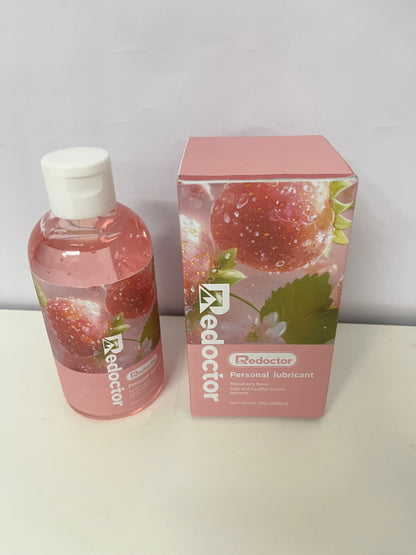 Redoctor Personal Sexual Lubricants (Strawberry Scent) - 200ml Vegan Formula with Warm Tingling Sensation