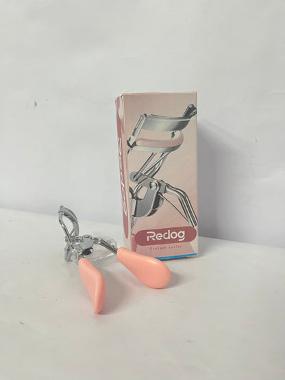 Redog Lash Curler, No Pinching or Pulling, Long Lasting Eyelash Curler Fit All Eye Shapes, Professional Makeup Tool for Eyelashes with 10 Pieces Silicone Refill Pads (Pink)