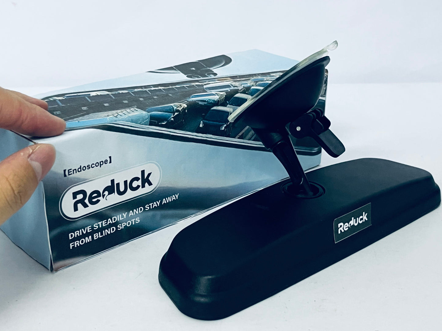 Reduck Car Interior Rearview Mirror, High - Definition Distortion - Free Mirror Surface, Strong Suction Cup Installation, Multi - Angle Flexible Adjustmen