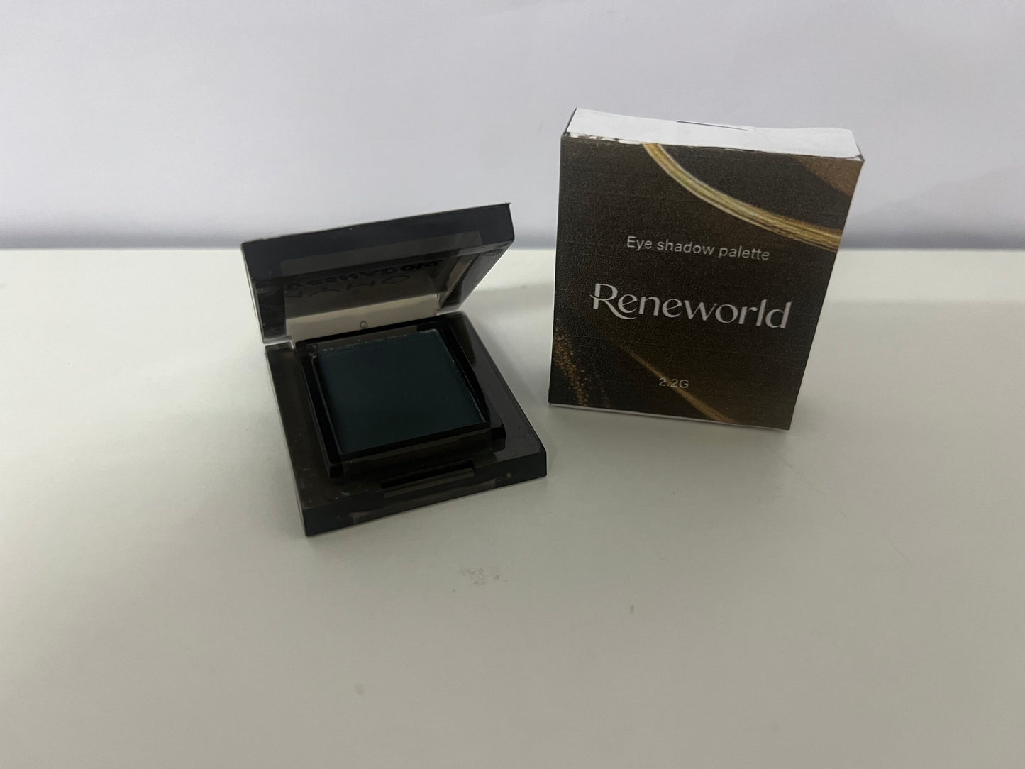 Reneworld Jet Black Gilded Single Eyeshadow Highlight Item for Cool & Elegant Atmosphere Eye Makeup