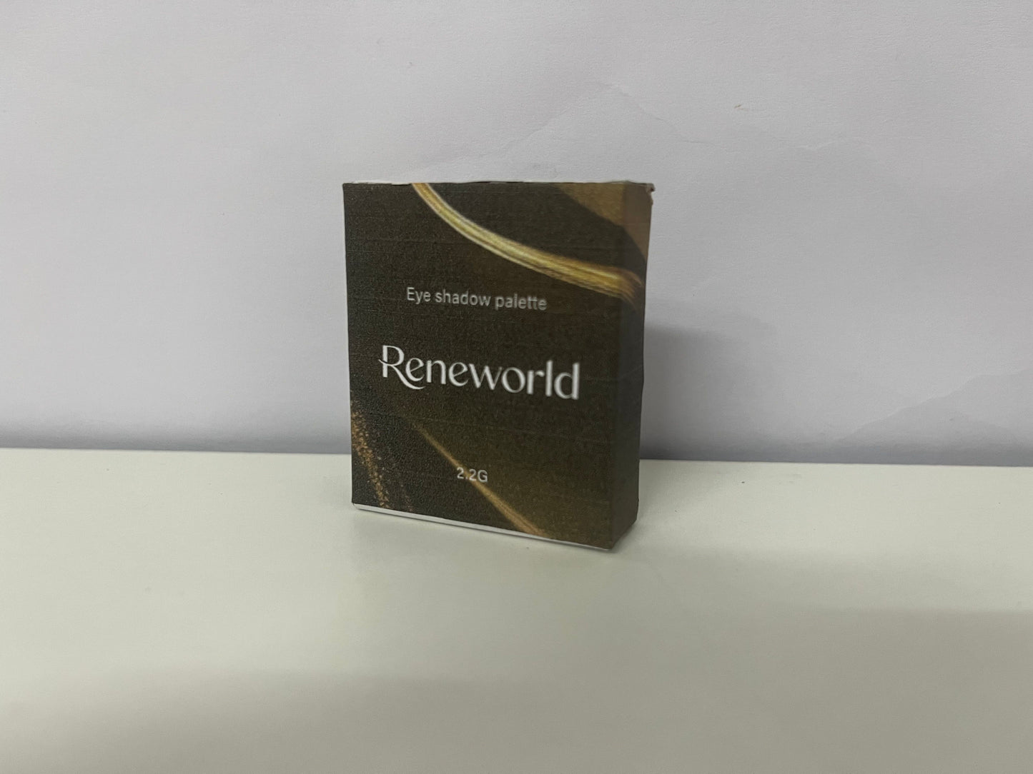Reneworld Jet Black Gilded Single Eyeshadow Highlight Item for Cool & Elegant Atmosphere Eye Makeup