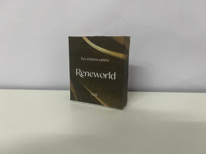 Reneworld Jet Black Gilded Single Eyeshadow Highlight Item for Cool & Elegant Atmosphere Eye Makeup