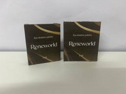 Reneworld Jet Black Gilded Single Eyeshadow Highlight Item for Cool & Elegant Atmosphere Eye Makeup