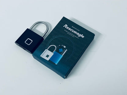 [Rescueagle Electric locks]——Rescueagle Fingerprint Electronic Padlock - Anti-Theft Rustproof Smart Portable Lock