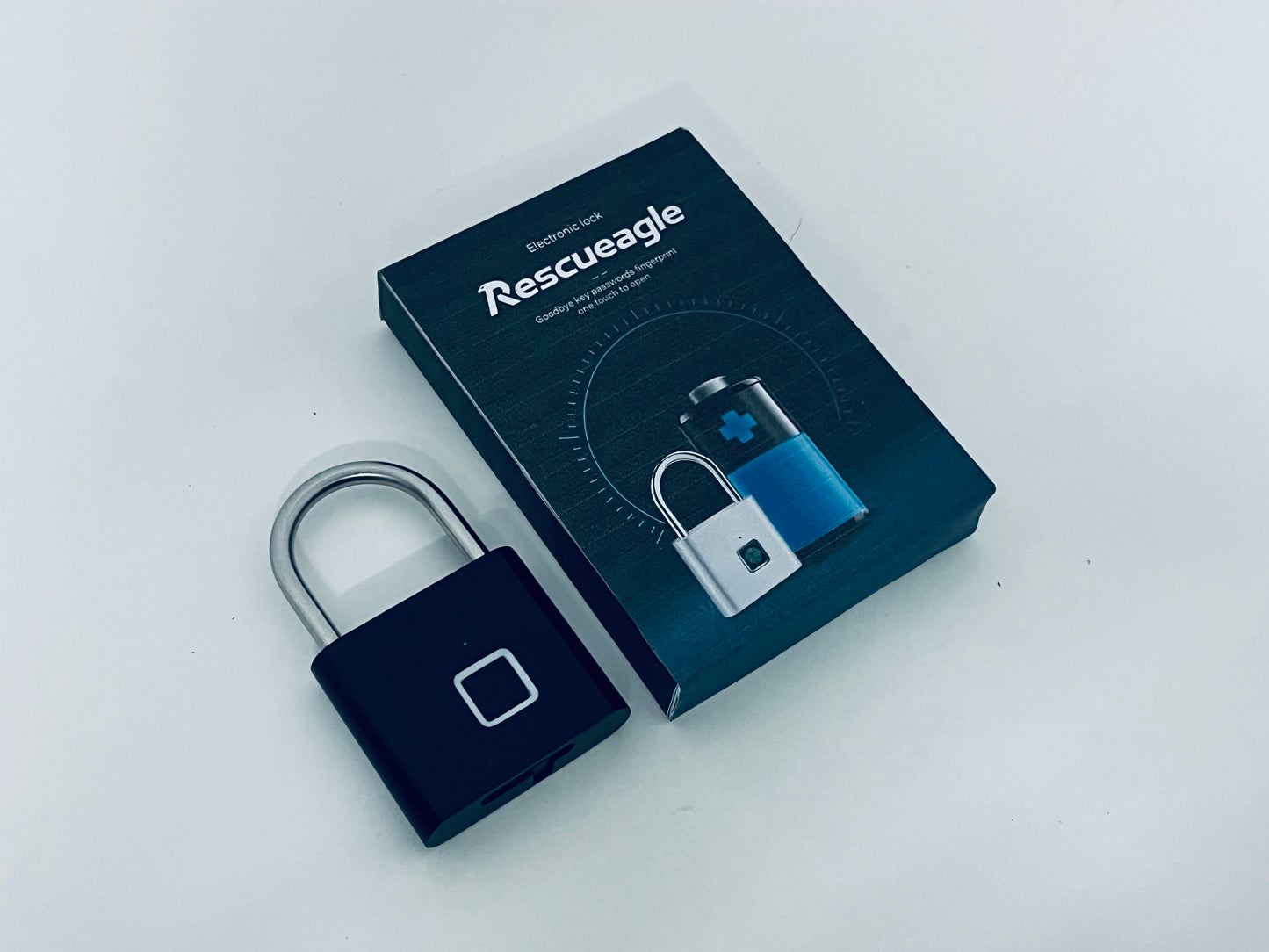 [Rescueagle Electric locks]——Rescueagle Fingerprint Electronic Padlock - Anti-Theft Rustproof Smart Portable Lock