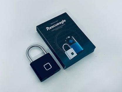 [Rescueagle Electric locks]——Rescueagle Fingerprint Electronic Padlock - Anti-Theft Rustproof Smart Portable Lock