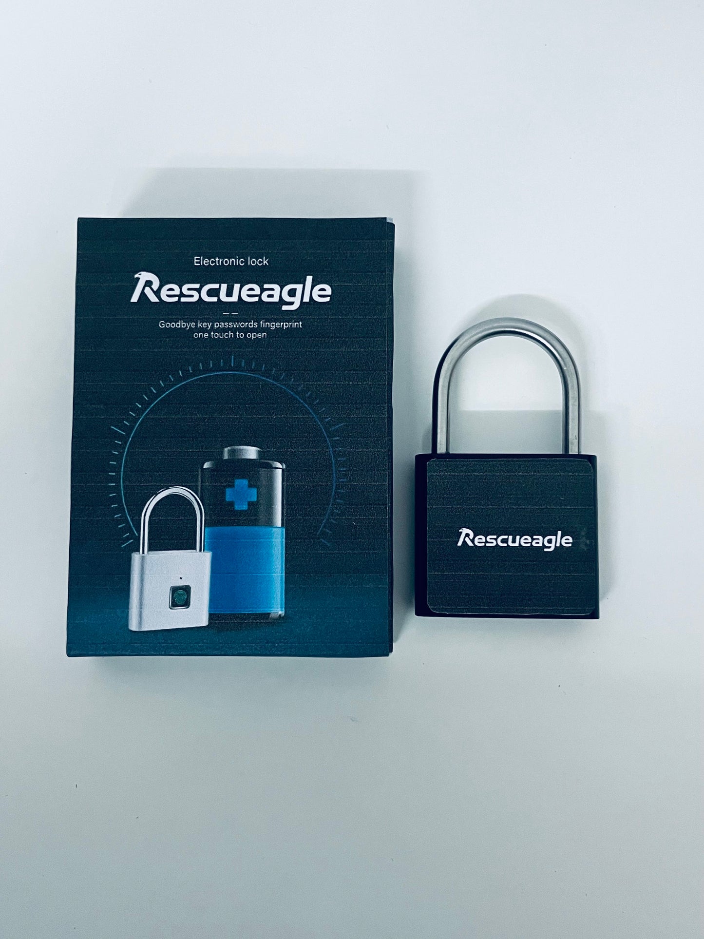 [Rescueagle Electric locks]——Rescueagle Fingerprint Electronic Padlock - Anti-Theft Rustproof Smart Portable Lock