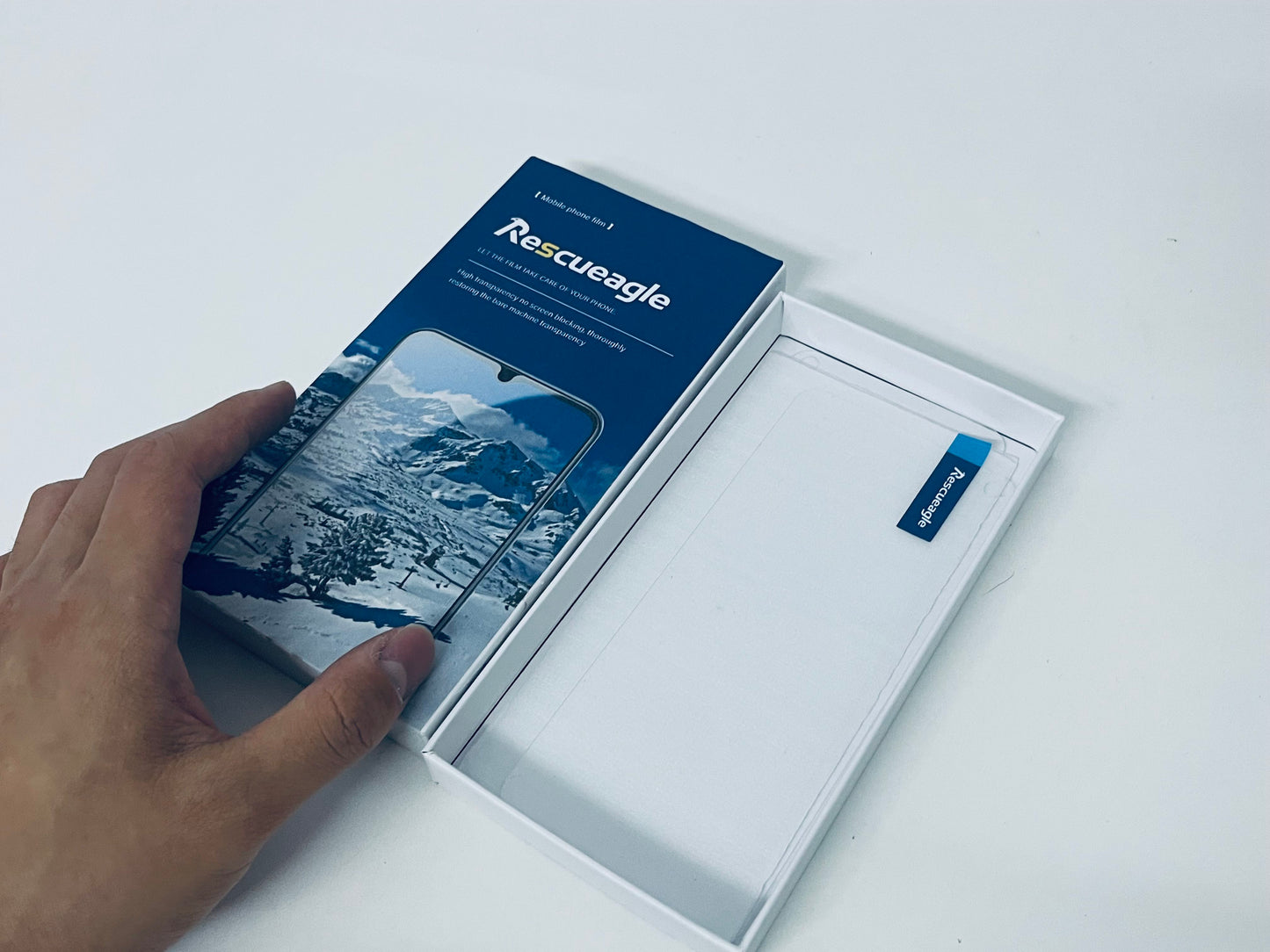 [Rescueagle Mobile phone screen protectors]——Rescueagle High-Transparency Tempered Glass Screen Protector - Scratch & Fingerprint Resistant Film