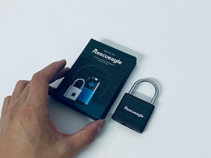 [Rescueagle Electric locks]——Rescueagle Fingerprint Electronic Padlock - Anti-Theft Rustproof Smart Portable Lock
