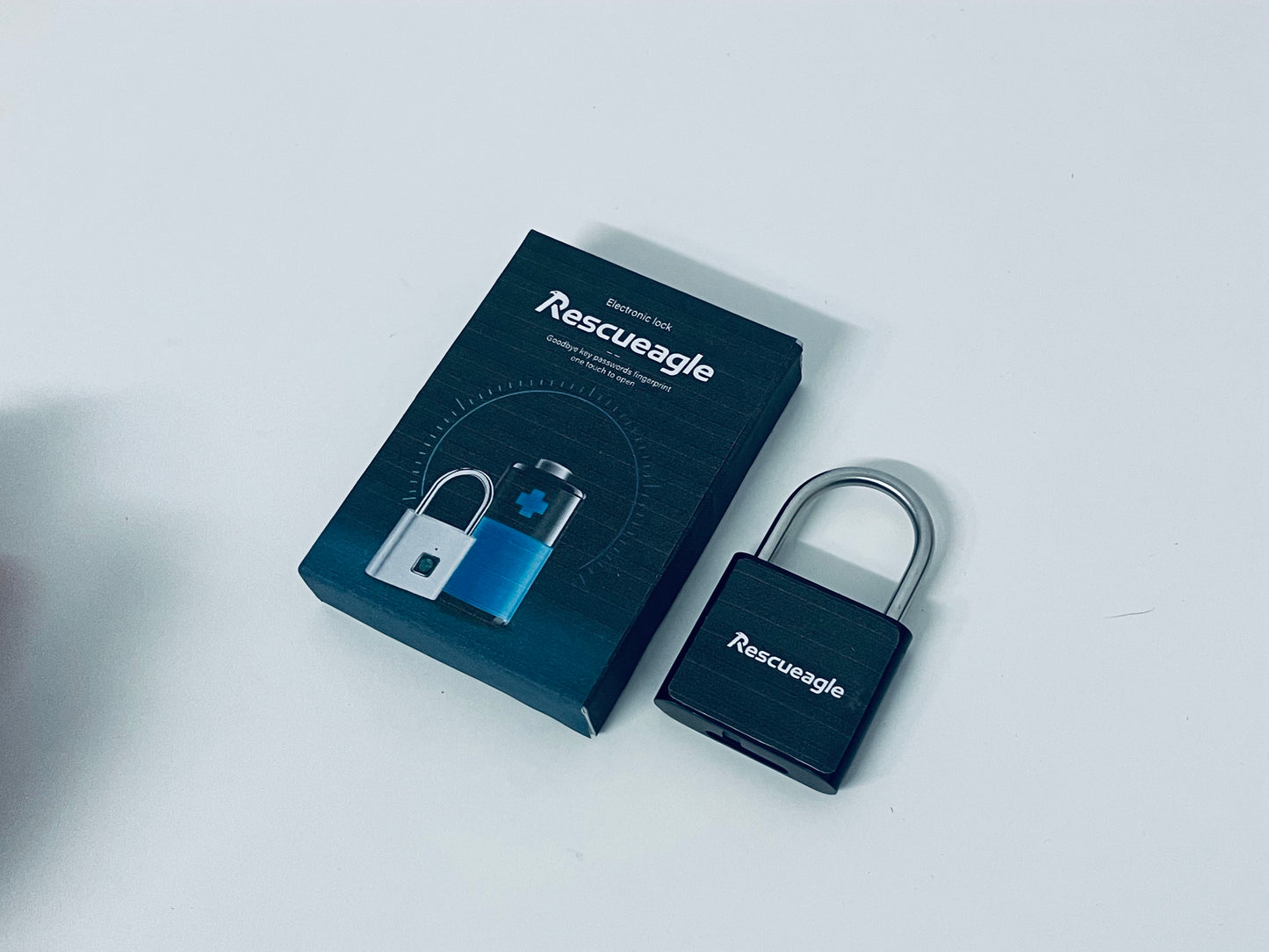 [Rescueagle Electric locks]——Rescueagle Fingerprint Electronic Padlock - Anti-Theft Rustproof Smart Portable Lock