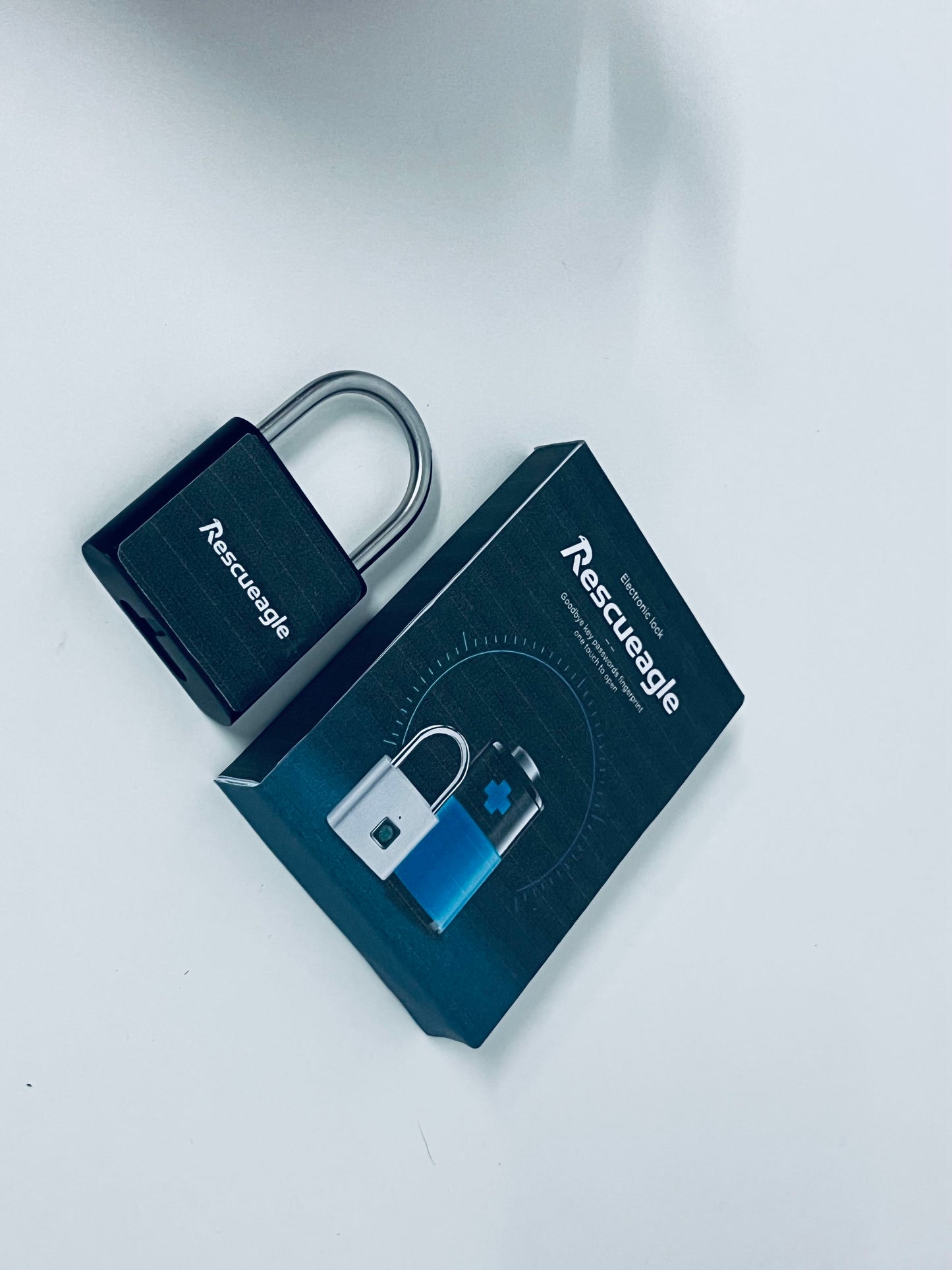 [Rescueagle Electric locks]——Rescueagle Fingerprint Electronic Padlock - Anti-Theft Rustproof Smart Portable Lock