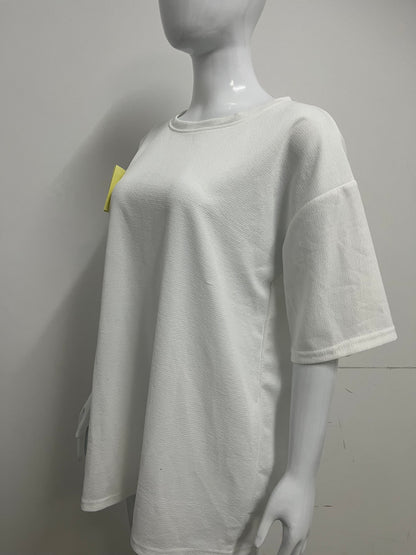 【Researchic Textured Oversized T-Shirt】—— Effortless Comfort & Minimalist Style