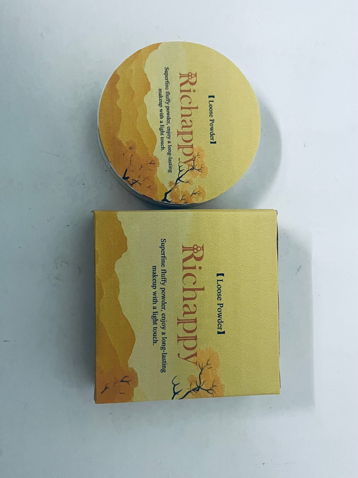 Richappy Loose Setting Powder, Long-Lasting Oil Control, Ultra-Fine & Non-Caking, Natural Matte Finishing Powder