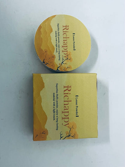 Richappy Loose Setting Powder, Long-Lasting Oil Control, Ultra-Fine & Non-Caking, Natural Matte Finishing Powder