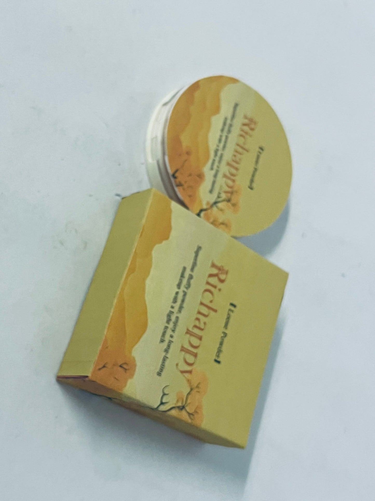 Richappy Loose Setting Powder, Long-Lasting Oil Control, Ultra-Fine & Non-Caking, Natural Matte Finishing Powder