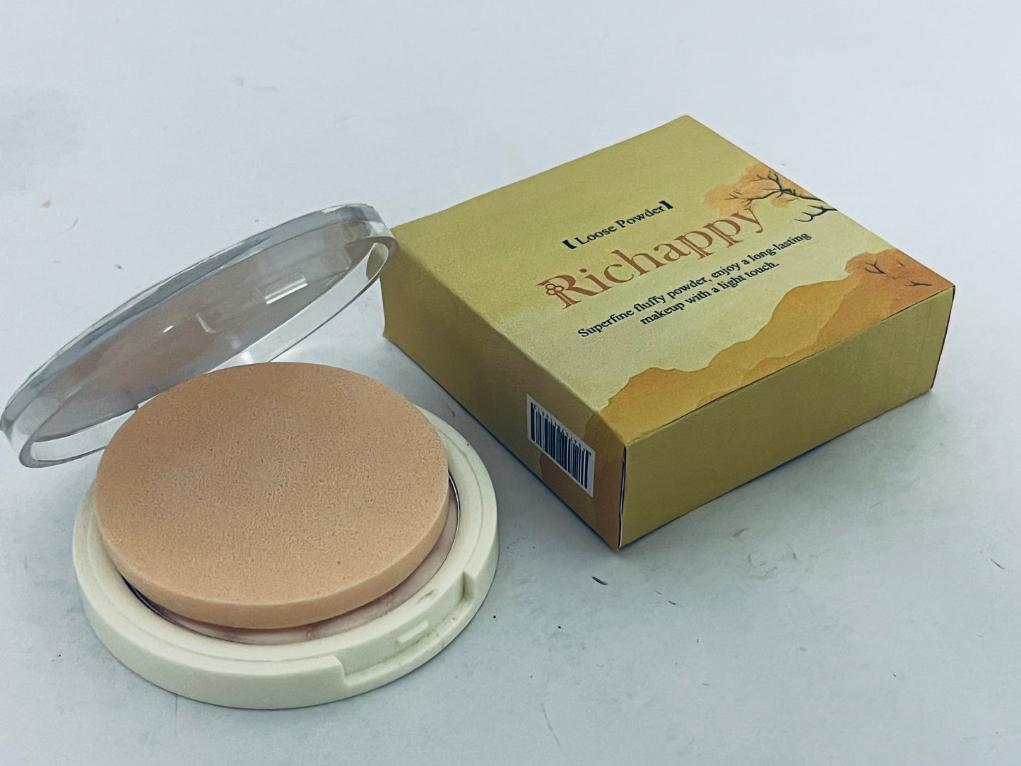 Richappy Loose Setting Powder, Long-Lasting Oil Control, Ultra-Fine & Non-Caking, Natural Matte Finishing Powder