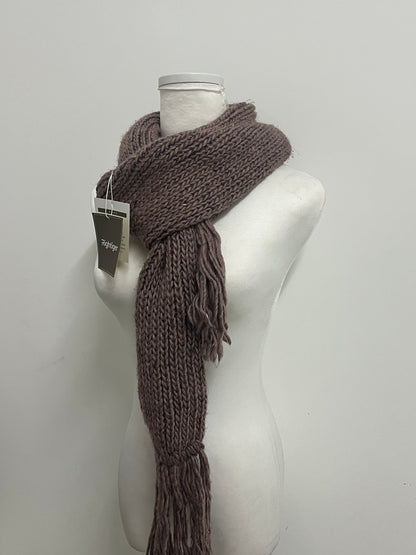 Rightiger Scarfs Oversized Long Knit Winter Scarf (Mocha Brown)