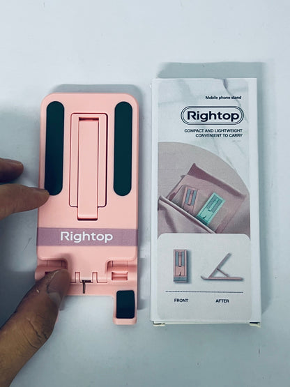 Rightop Mounts for smartphones Supports Adjustable Sturdy Holders Portable Cell Phone Stands for Office Bedroom Dorm Use