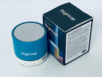 Rightop Loud speakers Mini Portable Bluetooth Speaker,Bluetooth Speakers Support USB, Aux Play for Outdoor, Indoor, Travel, Beach, Camping