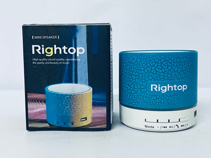Rightop Loud speakers Mini Portable Bluetooth Speaker,Bluetooth Speakers Support USB, Aux Play for Outdoor, Indoor, Travel, Beach, Camping