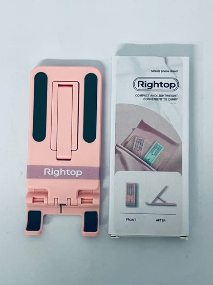 Rightop Mounts for smartphones Supports Adjustable Sturdy Holders Portable Cell Phone Stands for Office Bedroom Dorm Use