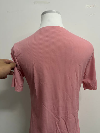 Riotbabe Cotton Basic T Shirts for Women,Crew Neck Short Sleeve Summer Shirts,Solid Loose Fit Tshirt, Plain Workout Tops, Undershirts