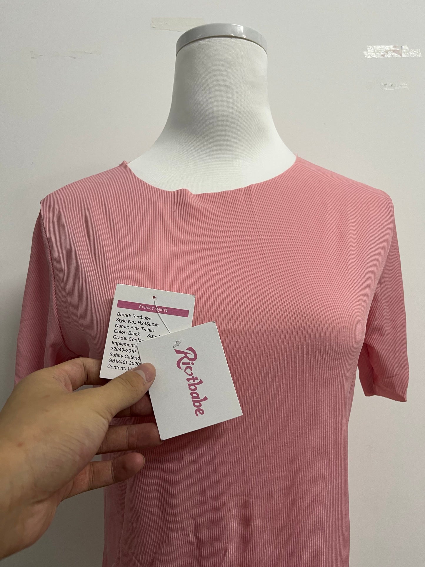 Riotbabe Cotton Basic T Shirts for Women,Crew Neck Short Sleeve Summer Shirts,Solid Loose Fit Tshirt, Plain Workout Tops, Undershirts