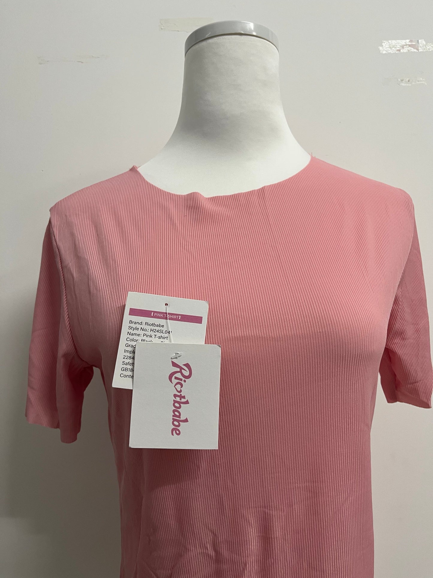 Riotbabe Cotton Basic T Shirts for Women,Crew Neck Short Sleeve Summer Shirts,Solid Loose Fit Tshirt, Plain Workout Tops, Undershirts