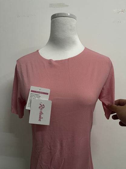 Riotbabe Cotton Basic T Shirts for Women,Crew Neck Short Sleeve Summer Shirts,Solid Loose Fit Tshirt, Plain Workout Tops, Undershirts