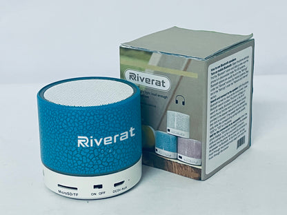 Riverat Colorful Crackle Bluetooth Mini Speaker Sound & Light Enjoyment, Vibrant Every Moment