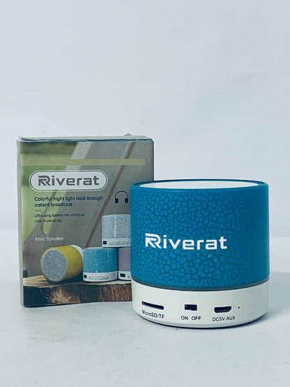 Riverat Colorful Crackle Bluetooth Mini Speaker Sound & Light Enjoyment, Vibrant Every Moment