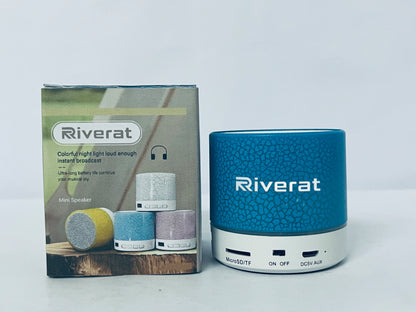 Riverat Colorful Crackle Bluetooth Mini Speaker Sound & Light Enjoyment, Vibrant Every Moment