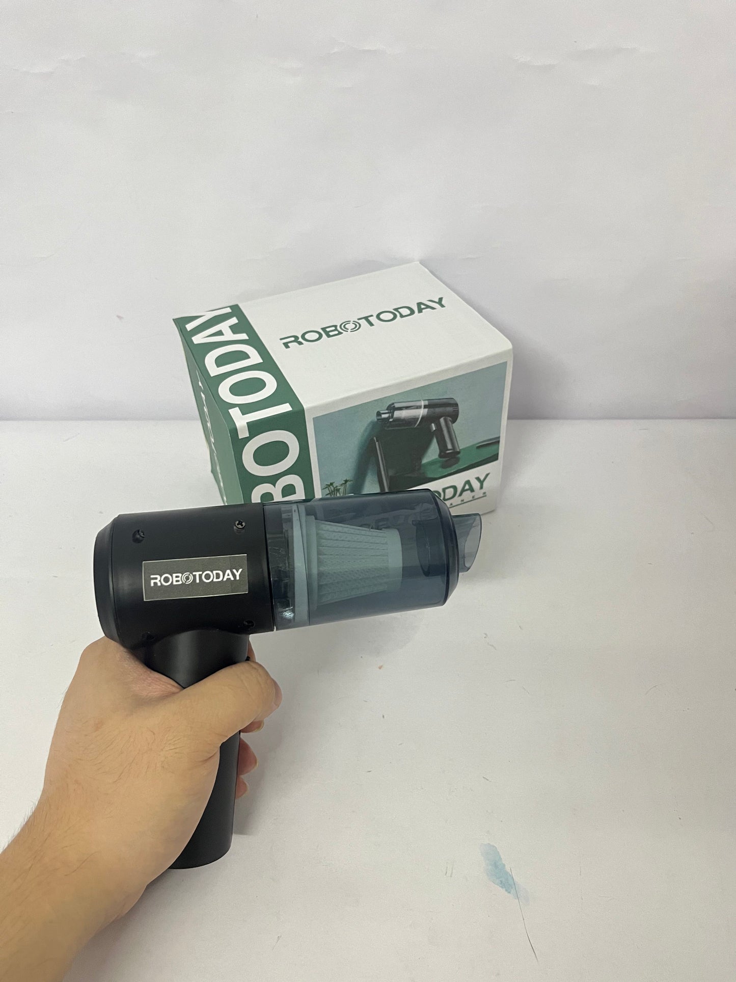 ROBOTODAY Electric vacuum cleaners High Power|3 in 1 Portable Cordless Handheld Vacuum|15000PA Brushless Motor|Super Suction Mini Electric vacuum cleaners with Super Endurance for Car and Home