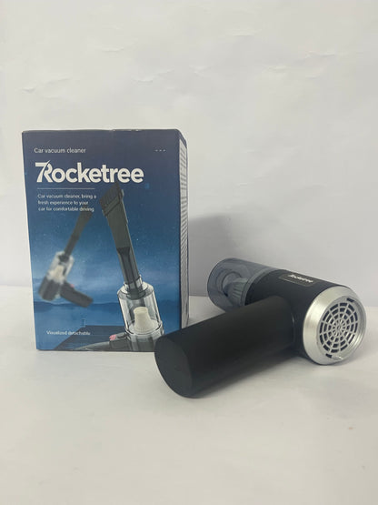 Rocketree Electric Compressed Air Duster & Vacuum 2 in 1, Dust Air Blower for Electronics Computers PC Keyboard Handheld Cordless Vacuum Cleaner - 3 Gear 50000RPM 6000mAh Rechargeable with Display
