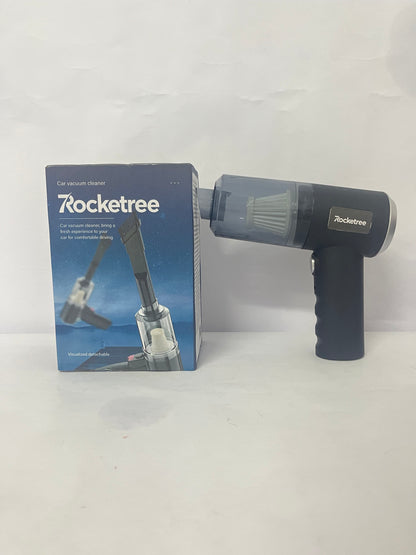 Rocketree Electric Compressed Air Duster & Vacuum 2 in 1, Dust Air Blower for Electronics Computers PC Keyboard Handheld Cordless Vacuum Cleaner - 3 Gear 50000RPM 6000mAh Rechargeable with Display