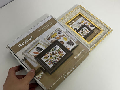 [Rollive Picture frames]——Rollive Vintage Gilded Carved Picture Frame - Luxury European-Style Tabletop Display Frame