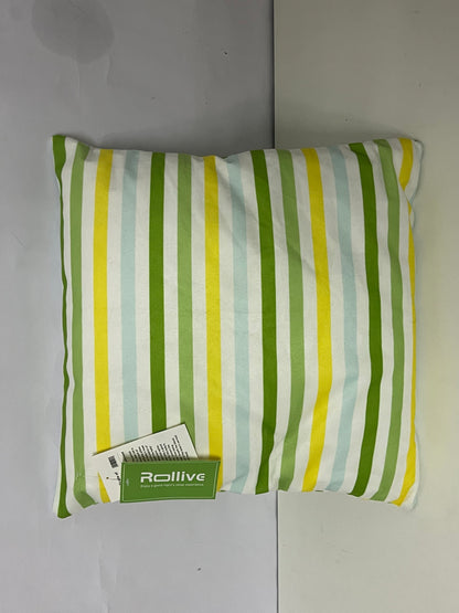 [Rollive Pillows]——Rollive Fresh Striped Throw Pillow - 100% Cotton Breathable Sofa Cushion Bed Backrest