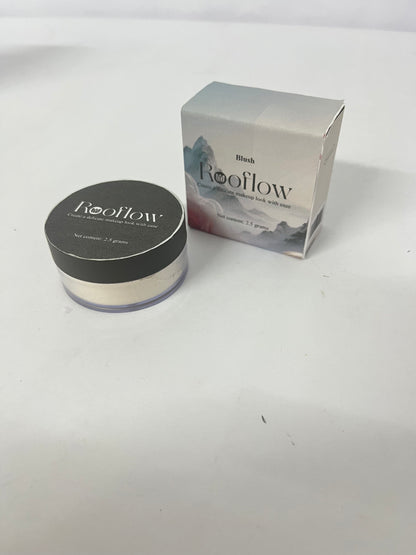Rooflow Loose face powder Loose Powder Blush Air Cushion, Natural Blusher for Cheeks, Highly Pigmented Blush Makeup Easy to Blend, All Day Wear