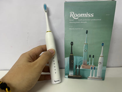 [Roomiss Electrical toothbrushes]-Multi-Speed Electric Toothbrush - Adult Soft Bristle Gum Care Sonic Vibration Toothbrush