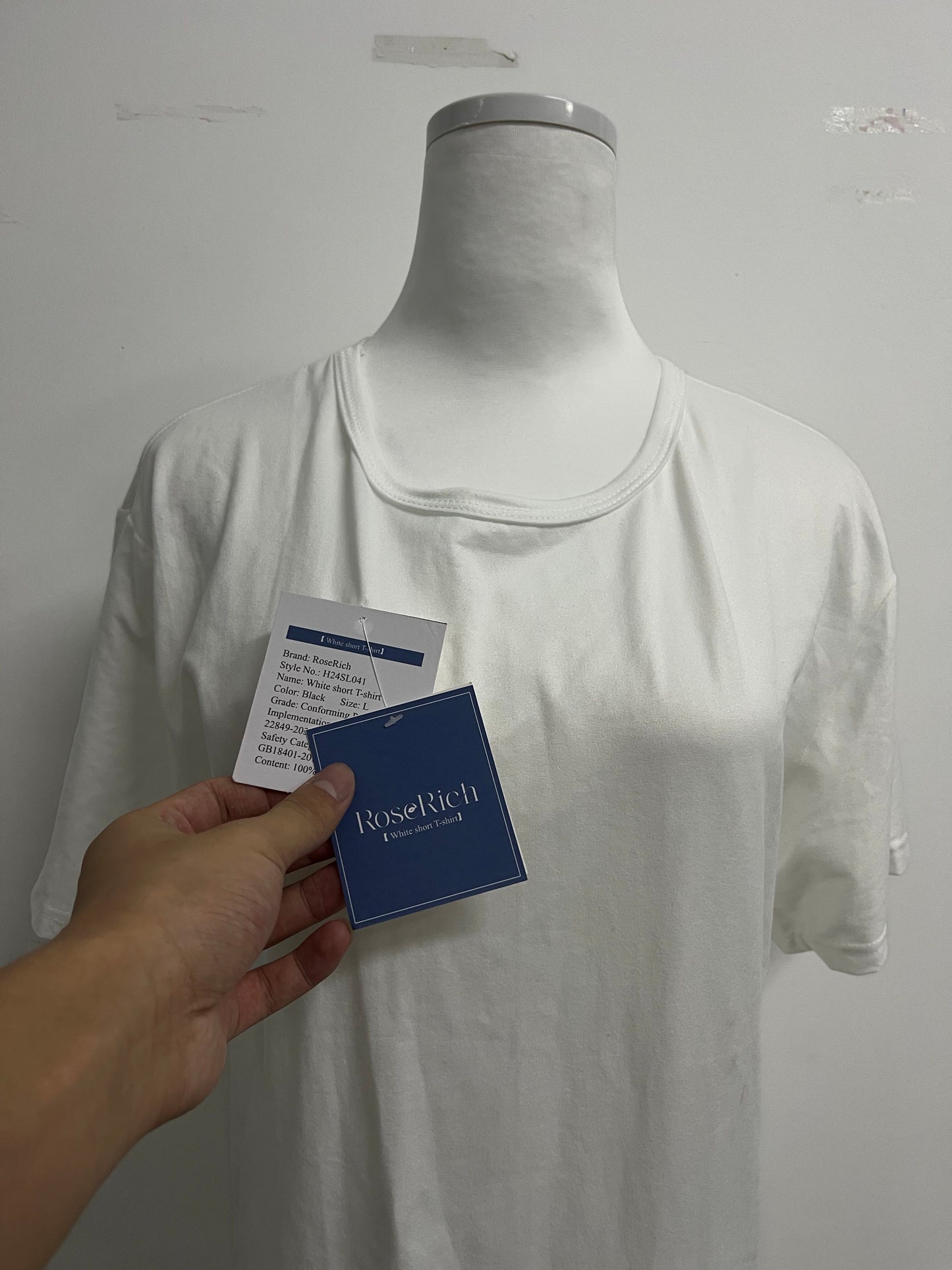 RoseRich Cotton Blend Short Sleeve Tees, Moisture Wicking, Odor Protection