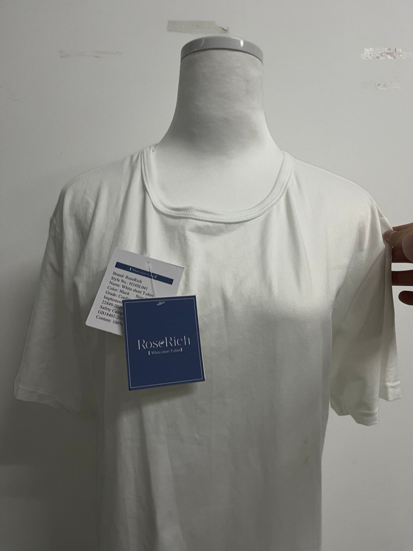 RoseRich Cotton Blend Short Sleeve Tees, Moisture Wicking, Odor Protection